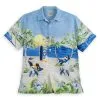 Disney Tommy Bahama Shirt For Men - Mickey And Friends Tropical - Silk
