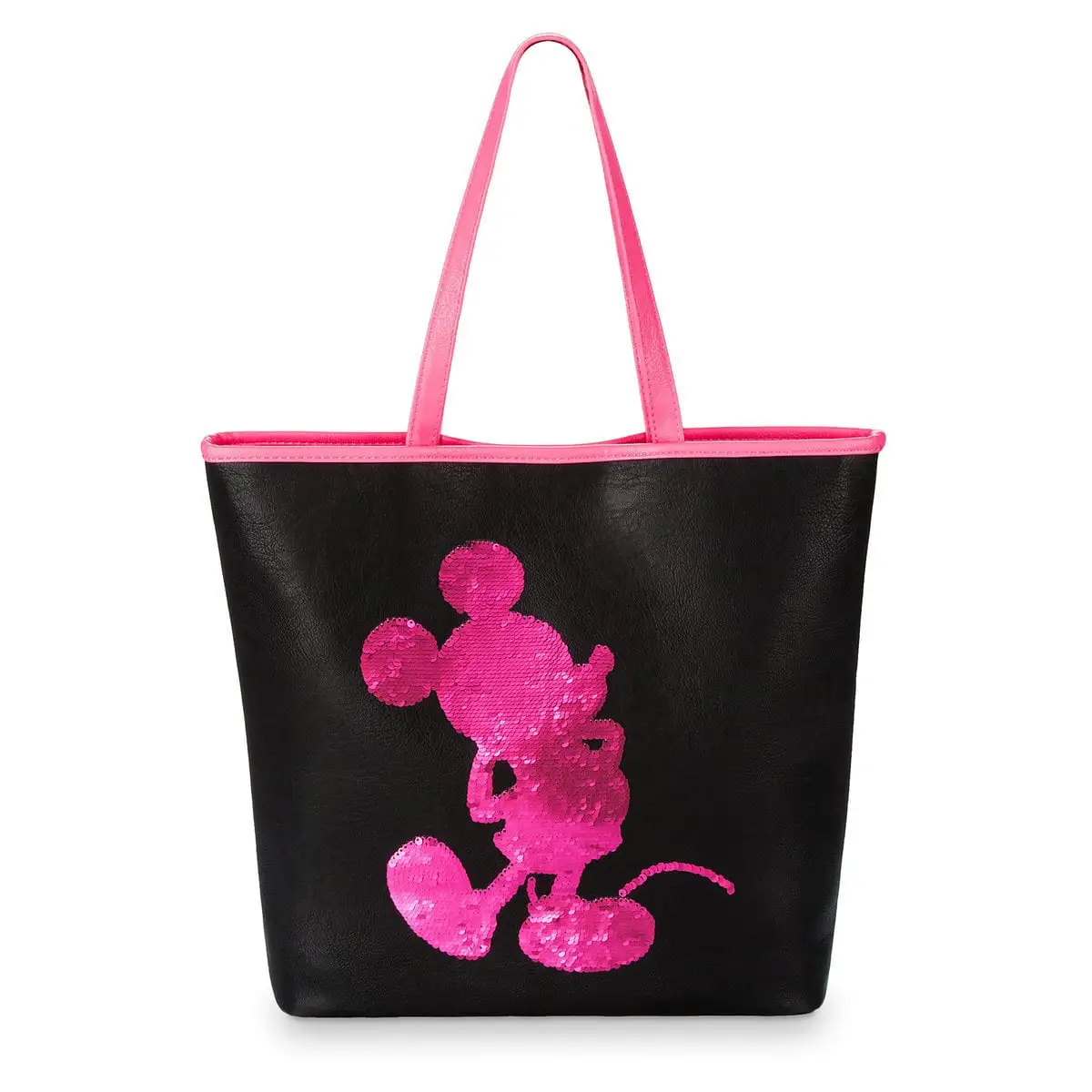 Disney Loungefly Tote - Mickey Imagination - Pink Reversible Sequin 1 Disney Loungefly Tote - Mickey Imagination - Pink Reversible Sequin