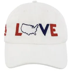 Disney Hat - Baseball Cap - Epcot - I LOVE The U.S.A