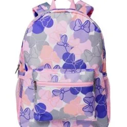 Disney Backpack Bag - Minnie Mouse - Signature Bow - Pink & Purple