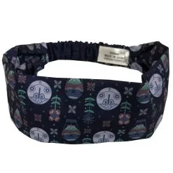 Disney Stretch Headband - It's A Small World Print - Blue