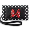 Disney Wallet - Minnie Mouse Bow - Black With White Dots