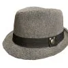Disney Fedora Hat - Mickey Mouse Face - Black Band