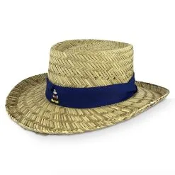 Disney Straw Hat For Men - Mickey Mouse - Blue Band