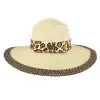 Disney Straw Hat For Women - Animal Kingdom - Animal Print