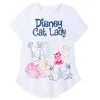 Disney Shirt For Women - Disney Cat Lady Fashion - White