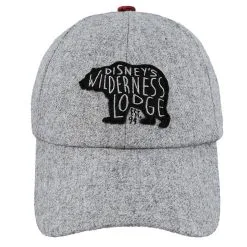 Disney Hat - Baseball Cap - Disney's Wilderness Lodge Resort - Gray