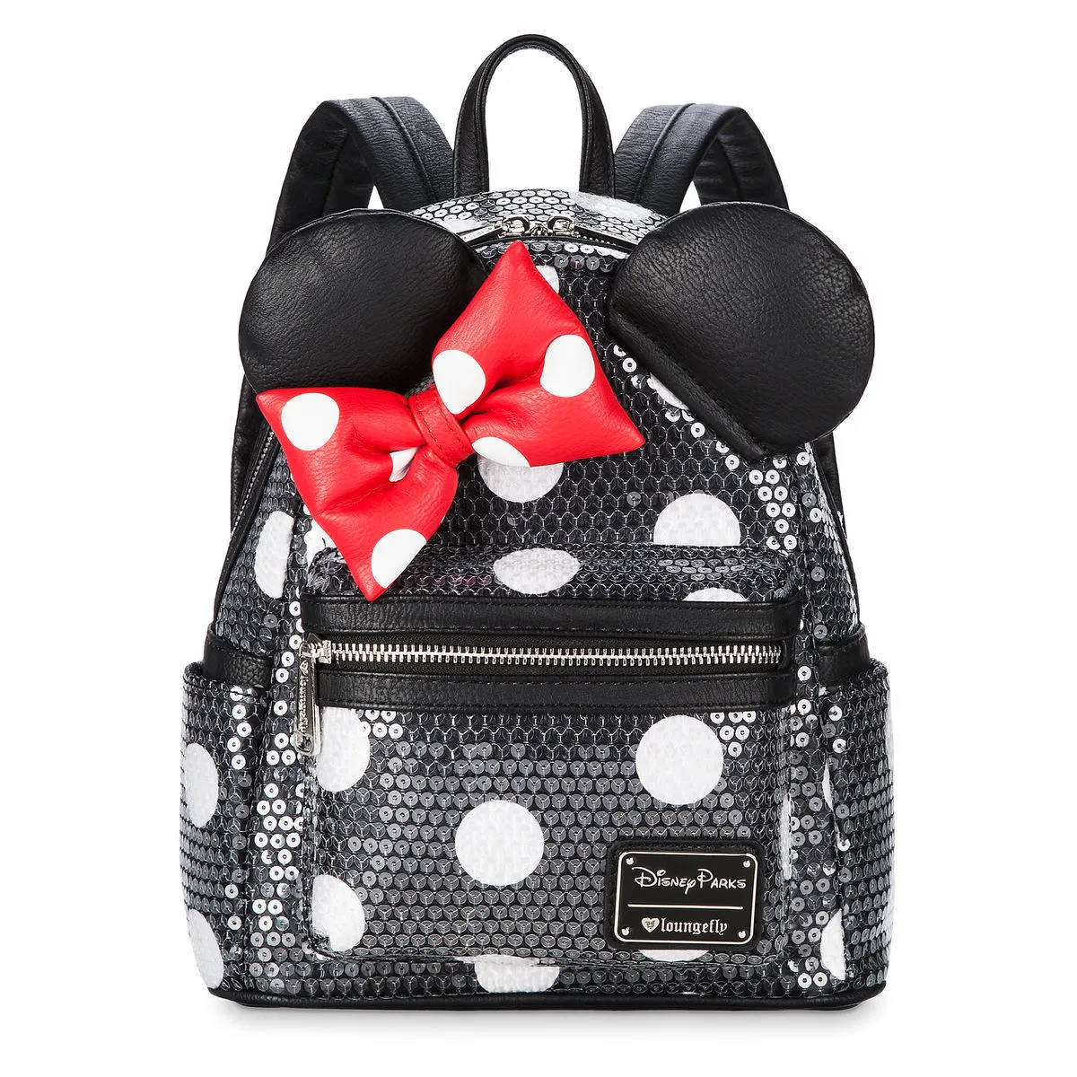 Disney Loungefly Backpack - Minnie Mouse Sequined - Mini 1 Disney Loungefly Backpack - Minnie Mouse Sequined - Mini