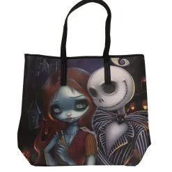 Disney Jasmine Becket Griffith Tote - Jack Skellington And Sally