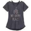 Disney Shirt For Women - Fantasyland Castle - My Happy Place - Gray