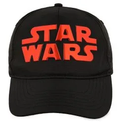 Disney Hat - Baseball Cap - Star Wars Logo - Black & Red