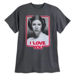 Disney Shirt For Women - Princess Leia - I Love You - Couples
