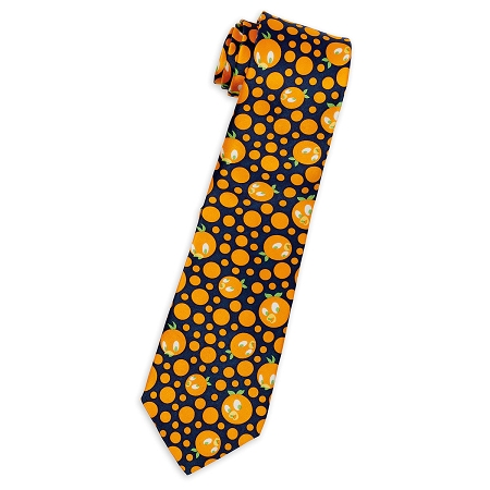 Disney Silk Tie - Orange Bird - Polka Dots 1 Disney Silk Tie - Orange Bird - Polka Dots