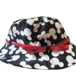 Disney Hat - Rain Hat - Mickey Mouse Icons - Black & White