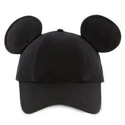 Disney Hat - Baseball Cap - Mickey Mouse Ears - Black