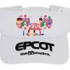 Disney Sun Visor Hat - Epcot - Mickey Flags
