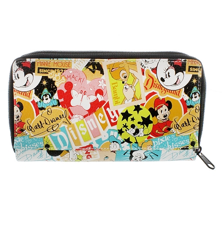 Disney Wallet - Classic Collage Disney Parks Wallet 1 Disney Wallet - Classic Collage Disney Parks Wallet