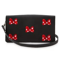 Disney Crossbody Wristlet - Minnie Mouse Bows All Over