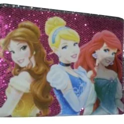 Disney Wallet - Princess - Glitter Pink