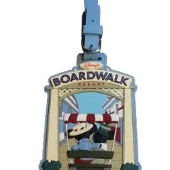 Disney Luggage Bag Tag - Boardwalk Resort - Mickey & Minnie Mouse