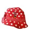 Disney Girls Sun Hat - Minnie Mouse With Polka Dots - Red