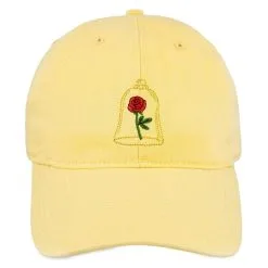 Disney Hat - Baseball Cap - Beauty And The Beast Enchanted Rose