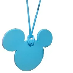 Disney Luggage Bag Tag - Mickey Mouse Icon - Blue