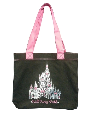 Disney Tote Bag - Cinderella Castle Hearts - Walt Disney World 1 Disney Tote Bag - Cinderella Castle Hearts - Walt Disney World