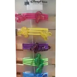 Disney Hair Accessory - Mickey Mouse Icon Hair Ties - Set Of 5