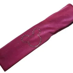 Disney Stretchy Headband - Mickey Mouse Gem Icon - Pink