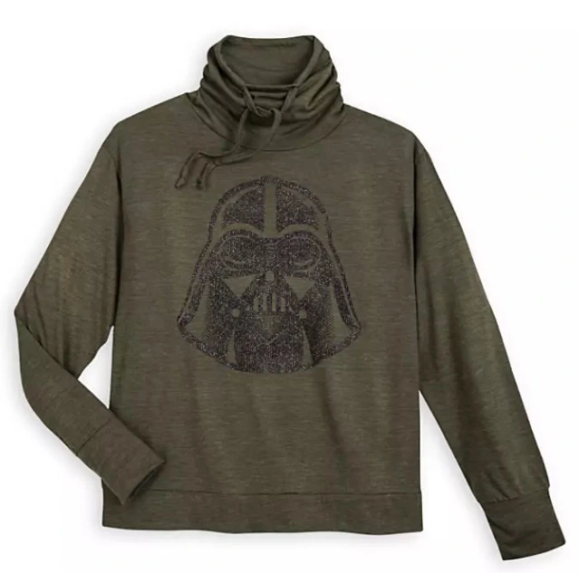 Disney Pullover For Women - Darth Vader Cowl Neck - Star Wars 1 Disney Pullover For Women - Darth Vader Cowl Neck - Star Wars