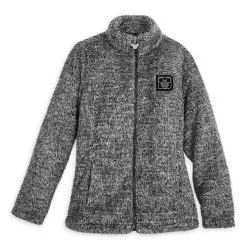 Disney Jacket For Women - Walt Disney World Plush Fleece - Gray