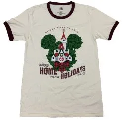 Disney Shirt For Adults - Disney Vacation Club - Home For The Holidays