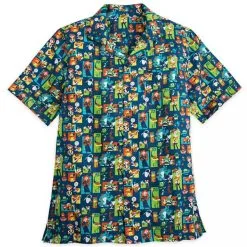Disney Button Up Shirt For Men - Pixar - World Of Pixar