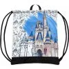 Disney Cinch Sack Bag - Ink & Paint - Cinderella Castle