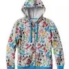 Disney Zip Hoodie For Women - Mickey Mouse All Over - Gray
