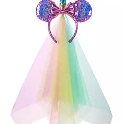 Disney Ears Headband - Minnie Mouse Unicorn - Sequined