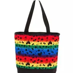 Disney Tote Bag - Disney Parks Icons Rainbow Tote