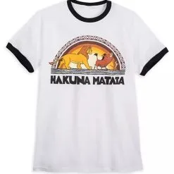 Disney T-Shirt For Adults - The Lion King - Hakuna Matata - White
