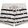 Disney Shorts For Women - Mickey And Minnie Icon Striped