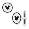 Disney Crislu Cufflinks - Mickey Mouse Icon