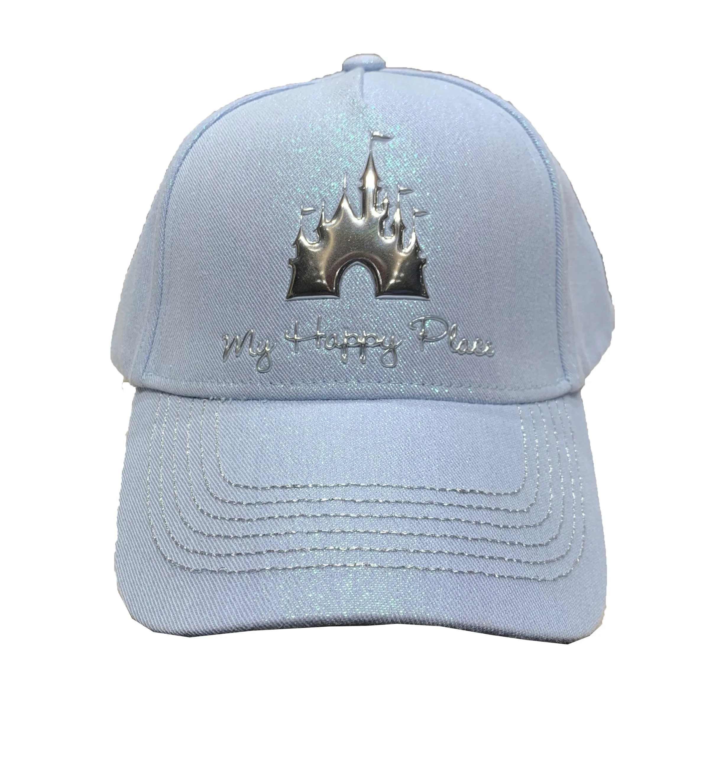 Disney Hat - Baseball Cap - My Happy Place - Castle 1 Disney Hat - Baseball Cap - My Happy Place - Castle