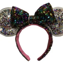 Disney Ears Headband - Minnie Mouse Rainbow Confetti