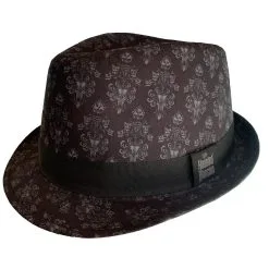Disney Fedora Hat - Haunted Mansion - Wallpaper - Black