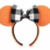Disney Ears Headband - Minnie Mouse - Orange Corduroy