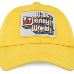 Disney Hat - Baseball Cap - Walt Disney World Logo - Yellow