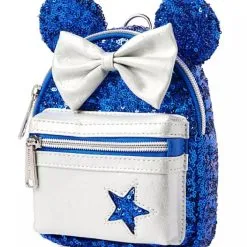 Disney Loungefly Backpack Wristlet - Minnie Mouse - Wishes Come True Blue