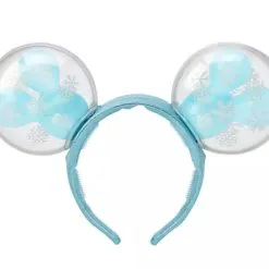 Disney Ears Headband - Mickey Mouse Snowflake Balloon - Light Up