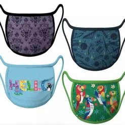 Disney Face Mask Set - Disney Attractions - Set Of 4