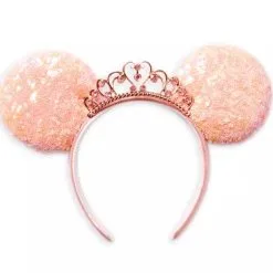Disney Ears Headband - Minnie Mouse Princess - Coral